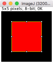 ImageJ 3x3 square